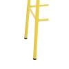 Bolero Cantina High Stools with Wooden Seat Pad Yellow (4 pack)