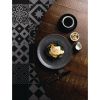 Churchill Studio Prints Agano Coupe Plates Black 260mm (Pack of 12)
