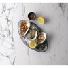 Churchill Bamboo Organic Oval Glass Platter Dusk 295 x 162mm (6 Pack)
