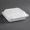 Fiesta Compostable Bagasse Hinged Food Containers (Pack of 200)