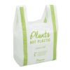 Vegware Compostable PLA Carrier Bags Medium (Pack of 500)