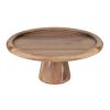 Olympia Acacia Cake Stand 305(?) x 127(H)mm