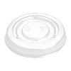 Fiesta Recyclable PET Bagasse Cup Lids Clear (Pack of 1000)