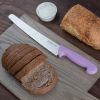 Hygiplas Serrated Pastry Knife Purple - 10