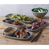 Churchill Emerge Oslo Blue Oblong Plates 254x77mm (Pack of 6)