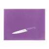 Hygiplas High Density Chopping Board Purple - 600x450x25mm