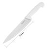 Hygiplas Cooks Knife White 21.8cm