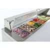 Polar U-Series Double Door Prep Counter Fridge 405Ltr