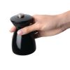 Olympia Salt and Pepper Mill Set Black and Chrome