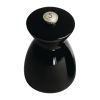 Olympia Salt and Pepper Mill Set Black and Chrome