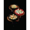 Art de Cuisine Red Glaze Ripple Bowls Large (4 Pack)