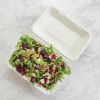 Vegware Compostable Bagasse Clamshell Hinged Meal Boxes 228mm