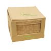 Swantex Recycled Lunch Napkin Kraft 33x33cm 2ply 1/4 Fold (2000 Pack)