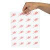 Burger Wrapping Paper Sheets Red 245 x 300mm (Pack of 1000)