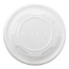 Vegware Compostable Hot Food Pot Flat Lids 170ml / 6oz and 230ml / 8oz (Pack of 1000)