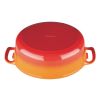 Vogue Orange Oval Casserole Dish 5Ltr