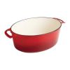 Vogue Red Oval Casserole Dish 5Ltr