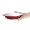 Vogue Red Round Cast Iron Gratin Dish 400ml