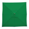 Bolero Square Double Pulley Parasol 2.5m Diameter Green