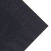 Duni Dinner Napkin Black 40x40cm 3ply 1/4 Fold (Pack of 1000)