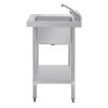 Vogue Stainless Steel Midi Pot Wash Sink with Undershelf