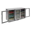 Polar G-Series Back Bar Cooler with Hinged Doors Stainless Steel 330Ltr