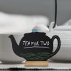 Securit Mini Teapot Shaped Blackboards (3 pack)