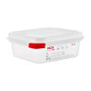 Araven Polypropylene 1/6 Gastronorm Food Storage Containers 1.1Ltr (4 pack)