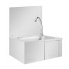 Vogue Stainless Steel Knee Operated Sink