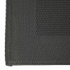 APS PVC Placemat Fine Band Frame Black (6 pack)