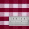 Gingham Polyester Napkins Red Check (Pack of 10)