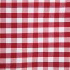 Comfort Gingham Tablecloths Red and White