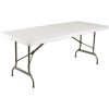 Special Offer Bolero PE Centre Folding Table 6ft with Six Folding Chairs