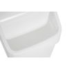 SYR Lucy Swing Top Bin White 50Ltr