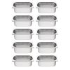Vogue Stainless Steel Gastronorm Container Kit 1/4