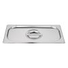Vogue Stainless Steel Gastronorm Tray Set 3 x 1/3 with Lids