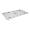 Vogue Stainless Steel 1/1 Gastronorm Tray with Lid