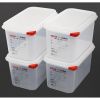 Araven Polypropylene 1/4 Gastronorm Food Containers 4.3Ltr (4 pack)