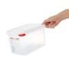Araven Polypropylene 1/4 Gastronorm Food Containers 4.3Ltr (4 pack)