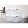 Araven Polypropylene 1/4 Gastronorm Food Containers 4.3Ltr (4 pack)
