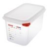 Araven Polypropylene 1/4 Gastronorm Food Containers 4.3Ltr (Pack of 4)