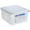 Araven Polypropylene 1/2 Gastronorm Food Container 10Ltr (4 pack)