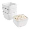 Olympia Whiteware Tall Square Mini Dishes 75mm (12 pack)