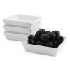 Olympia Flat Square Miniature Dishes 80mm (12 Pack)