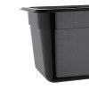 Vogue Polycarbonate 1/3 Gastronorm Container 150mm Black
