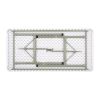 Bolero PE Rectangular Folding Table White 4ft (Single)