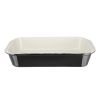 Vogue Black Cast Iron Roasting Dish Large