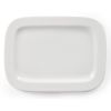 Olympia Whiteware Rounded Rectangular Plates 230mm (12 pack)