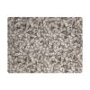Steelite Modern Twist Silicone Placemat Black Grey Hatch 305x400mm (12 Pack)