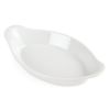 Olympia Whiteware Oval Eared Dishes 204mm (Pack of 6)